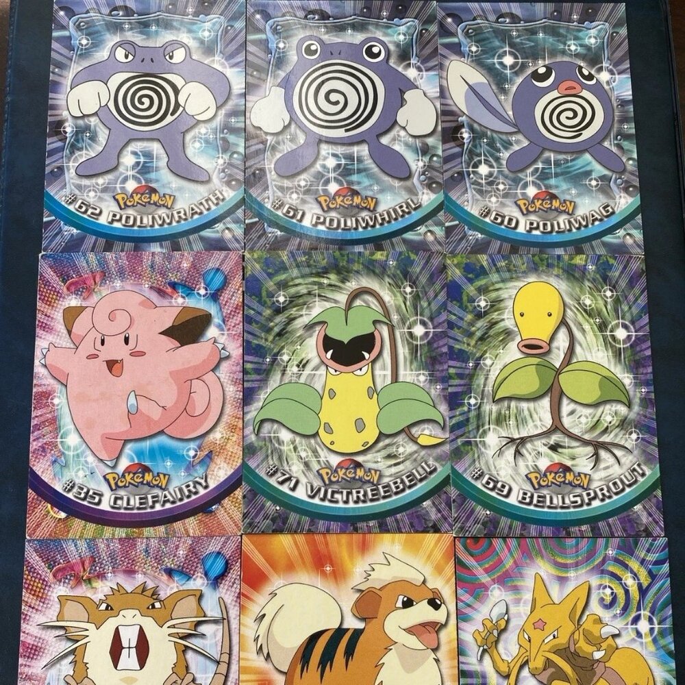 Vintage Pokémon Topps Cards Lot #2 – 27 Cards Gen 1 (1999)